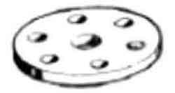 Spare parts for scaling machine Trident Neptune, side plate, Part No 340.575, Price Per PCE, HS-Code 8467920000, Origin XU, IMPA 591287, Weight 0.276Kg, Trelawny, Quality A