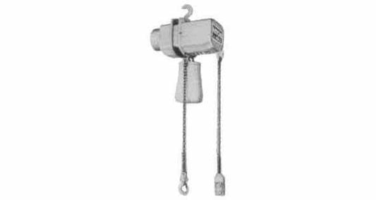 JTEC-A 1TS, Electric Chain Hoist, 220V/1ph/60Hz, Single chain, Single speed, No trolley, 9 m chain incl, Lifting cap 1 ton, Price Per PCE, HS-Code 8425110000, Origin CN, IMPA 591308, Weight 83Kg, Jentan, Quality B