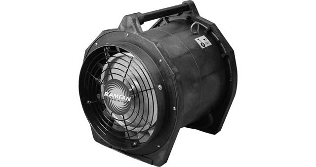 Ramfan EFi75xx-110, Portable ATEX fan 300 mm, dual voltage 110/240V, 50/60 Hz (wired 110V), IMPA 591506, Price Per PCE, HS-Code 8414599590, Origin US, IMPA 591506, Weight 20Kg, Ramfan, Quality A