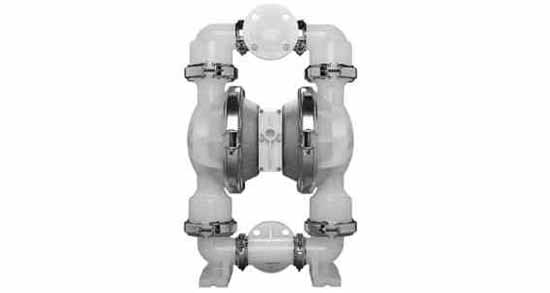 TETRA TDPK-15 PP/T, Pneumatic diaphragm pump, polypropylene frame, teflon diaphragms, in/out 1/2", air inlet 3/8", IMPA 591611, Price Per PCE, HS-Code 8413810090, Origin CN, IMPA 591611, Weight 2.8Kg, TETRA, Quality B