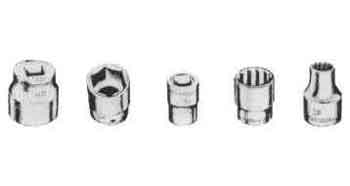 WRENCH SOCKET 12-point 46mm Square Drive 1"GERMAN, Price for 1, IMPA 610356, ISSA 5741802, Weight 0.84Kg HS Code:  82042000 Origin:  GERMANY