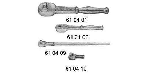 RATCHET HANDLE REVERSIBLE Square Drive 3/8" GERMAN, Price for 1, IMPA 610403, ISSA 5740901, Weight 0.25Kg HS Code:  82042000 Origin:  GERMANY