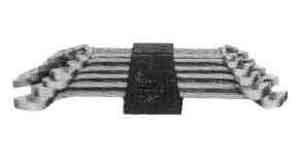 WRENCH DOUBLE OPEN END SET  6-17mm  6pcs TRANSTIME, Price for 1, IMPA 610512, ISSA , Weight 0.38Kg HS Code:  82060000 Origin:  TAIWAN R.O.C.