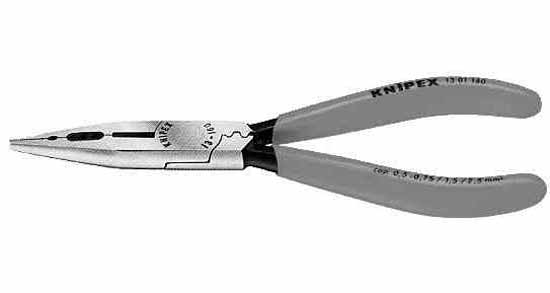 PLIER ELECTRICIANS 160mm 0,5-2,5mm2  KNIPEX, Price for 1, IMPA 611743, ISSA , Weight 0.12Kg HS Code:  82032000 Origin:  GERMANY