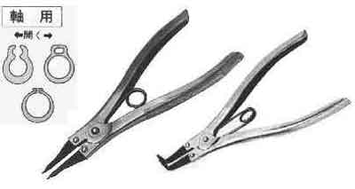 PLIER CIRCLIP BENT NOSE A01 EXTERNAL 3-10mmGERMAN, Price for 1, IMPA 611811, ISSA , Weight 0.09Kg HS Code:  82032000 Origin:  GERMANY