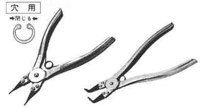 PLIER CIRCLIP BENT NOSE J31 INTERNAL 40-100mm GERMAN, Price for 1, IMPA 611834, ISSA , Weight 0.26Kg HS Code:  82032000 Origin:  GERMANY