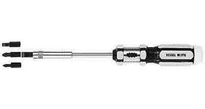 SCREWDRIVER RATCHET HANDLE SLOTTED+PHILLIPS+POZIDRIV, Price for 1, IMPA 612346, ISSA 5739401, Weight 0.13Kg HS Code:  82054000 Origin:  JAPAN