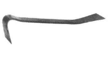 DOUBLE END ANGLE SCRAPER STEEL, Price for 1, IMPA 613243, ISSA 5736403, Weight 0.50Kg HS Code:  82055980 Origin:  CHINA