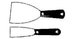 PUTTY KNIFE 50mm with wooden handle, Price for 1, IMPA 613673, ISSA , Weight 0.05Kg HS Code:  82055910 Origin:  CHINA