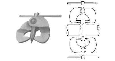 FLANGE JACKS  80-250mm set of 2 pcs.  306-S1-NEXUS, Price for 1, IMPA 615184, ISSA , Weight 5.60Kg HS Code:  82055980 Origin:  GERMANY