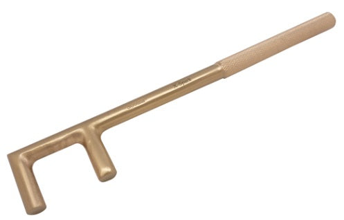 VALVE WHEEL WRENCH 400x50mm F-type ALU-BRONZE NON-SPARK, Price for 1, IMPA 615946, ISSA , Weight 0.76Kg HS Code:  82041100 Origin:  CHINA