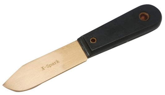 KNIFE WITH HANDLE 250mm ALUMINIUM-BRONZE  NON-SPARK, Price for 1, IMPA 615975, ISSA 5726201, Weight 0.15Kg HS Code:  82119200 Origin:  CHINA