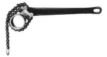 WRENCH PIPE CHAIN 580mm cap.pipe 5"C24-RIDGID, Price for 1, IMPA 616572, ISSA , Weight 3.70Kg HS Code:  82032000 Origin:  U.S.A.