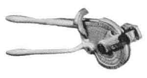 RATCHET TUBE BENDER FOR COPPER O.D. 7/8" OHMEGA, Price for 1, IMPA 616794, ISSA , Weight 2.88Kg HS Code:  82032000 Origin:  SPAIN