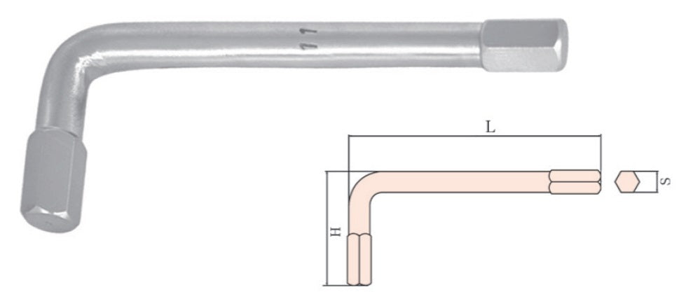WRENCH ALLEN HEXAGON-METRIC 5mm STAINLESS STEEL, Price for 1, IMPA 616806, ISSA , Weight 0.02Kg HS Code:  82041100 Origin:  SPAIN