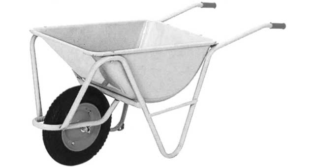 WHEEL BARROW with air tire Capacity 80 litre, Price for 1, IMPA 617145, ISSA , Weight 11.90Kg HS Code:  84281099 Origin:  CHINA