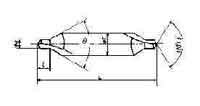 CENTRE DRILL HSS-60 degrees 2,0 x 5,0mm, Price for 1, IMPA 630503, ISSA 5900603, Weight 0.01Kg HS Code:  82078019 Origin:  CHINA