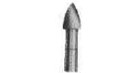Carbide rotary bur, tree shape pointed end (F53), shank 6 mm, blade 8 mm, length 63 mm, Price Per PCE, HS-Code 8207909100, Origin DE, IMPA 632553, Weight 0.02Kg, Klingspor, Quality A