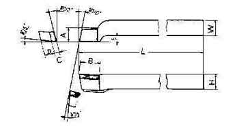 ANGLED FACING TOOL  12x12mm right HSS with chip breaker, Price for 1, IMPA 633006, ISSA , Weight 0.12Kg HS Code:  82078019 Origin:  GERMANY