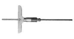 DEPTH MICROMETER 0-200mm Base Size 101,5mm, Price for 1, IMPA 650476, ISSA , Weight 0.90Kg HS Code:  90173010 Origin:  NETHERLANDS
