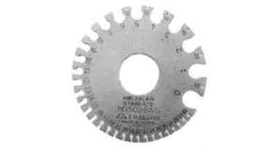 WIRE GAUGE SWG 1-36 , Price for 1, IMPA 650642, ISSA 6101201, Weight 0.02Kg HS Code:  90318098 Origin:  INDIA
