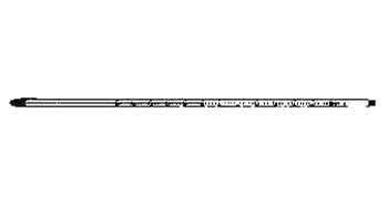 PENCIL THERMOMETER -20/110 Celsius, Price for 1, IMPA 651727, ISSA , Weight 0.05Kg HS Code:  90251180 Origin:  NETHERLANDS