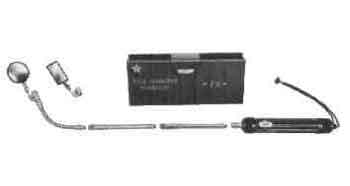 INSPECTION FLASHLIGHT W/MIRROR, SMALL PORTABLE 380MM LENGTH, Price Per PCE, IMPA 652708, ISSA , KERGER NR. - EC Nr - Kloska2 , Origin CN, HS CODE 85392290