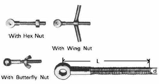 DOG BOLT M20x180mm BRASS, Price for 1, IMPA 692401, ISSA 6501005, Weight 0.42Kg HS Code:  74153300 Origin:  CHINA