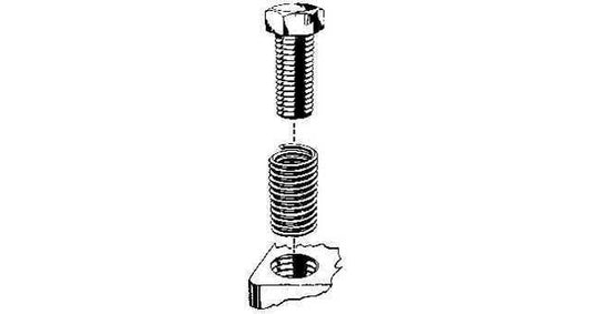 HELI-SERT STAINLESS STEEL UNF 9/16"  LENGTH 21mm, Price for 1, IMPA 695761, ISSA , Weight 0.01Kg HS Code:  73202089 Origin:  GERMANY