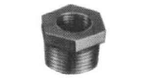 BUSHING HEXAGON 241 GALV. BSP 3"x 2 1/2", Price for 1, IMPA 730625, ISSA , Weight 0.68Kg HS Code:  73071910 Origin:  GERMANY