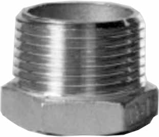 REDUCING SOCKET STAINLESS STEEL BSP 2"x 1 1/2", Price for 1, IMPA 732576, ISSA 6701308, Weight 0.40Kg HS Code:  73072910 Origin:  CHINA