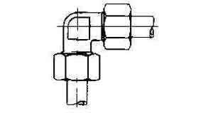 COMPRESSION ELBOW UNION STEEL for tube 13,8mm, Price for 1, IMPA 733267, ISSA , Weight 0.20Kg HS Code:  73079990 Origin:  NETHERLANDS