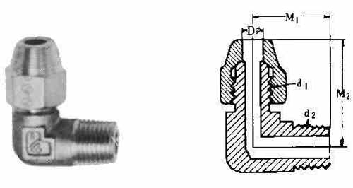FLARED MALE ELBOW BRASS 10mm x BSPT 1/4", Price for 1, IMPA 733758, ISSA , Weight 0.05Kg HS Code:  74122000 Origin:  CHINA