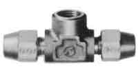 FLARED FEMALE BRANCH TEE BRASS 3/8" x BSP 3/8", Price for 1, IMPA 733814, ISSA , Weight 0.13Kg HS Code:  74122000 Origin:  CHINA