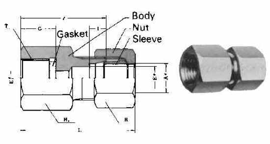 FLARELESS FEMALE CONNECTOR BRASS  8mm x BSP 1/4", Price for 1, IMPA 734036, ISSA , Weight 0.04Kg HS Code:  74122000 Origin:  INDIA