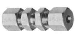 FLARELESS BULKHEAD UNION BRASS for tube 10mm (L), Price for 1, IMPA 734054, ISSA 6710505, Weight 0.08Kg HS Code:  74122000 Origin:  INDIA