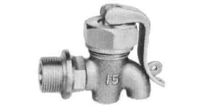 OIL BIB COCK WITH LOCK 20 MM BRONZE F7390 JIS M36 X 2 , Price per PIECE , Country Of Origin : KR , HS Code: 84818079 , Net Weight: 0.69 , IMPA - 751663 - ISSA