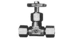 NEEDLE VALVE WITH JOINT & NUT 10 MM PIPE X 10 MM PIPE BRASS , Price per PIECE , Country Of Origin : KR , HS Code: 84818079 , Net Weight: 0.259 , IMPA - 752103 - ISSA  - 6924007