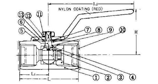 BALL VALVE FULL BORE 2" 64 BAR SS 316 BSP FEMALE , Price per PIECE , Country Of Origin : CN , HS Code: 84818081 , Net Weight: 1.82 , IMPA - 752418 - 756672 - ISSA  - 6917658