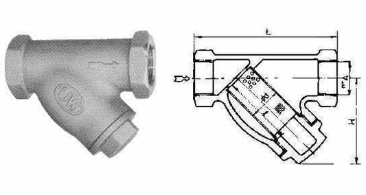 STRAINER 3/4" BRASS BSP FEMALE , Price per PIECE , Country Of Origin : IT , HS Code: 84818081 , Net Weight: 0.209 , IMPA - 752424 - 756804 - ISSA