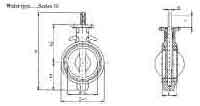 BUTTERFLY VALVE LEVER WAFER 300 MM 16 BAR CAST IRON 77 MM SS 304 NBR , Price per PIECE , Country Of Origin : CN , HS Code: 84818085 , Net Weight: 38 , IMPA - 754409 - 756339 - ISSA