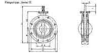 BUTTERFLY VALVE DOUBLE FLANGED WITH GEARBOX 250 MM PN16 NODULAIR CAST IRON 355 MM 68 MM 720F DIN SS 410 MM 26 MM 12 NBR , Price per PIECE , Country Of Origin : KR , HS Code: 84818085 , Net Weight: 65 , IMPA - 754508 - ISSA