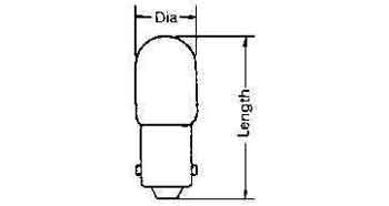 CAR-LAMP 24V 15W BA15D 18X35 MM, Price Per PCE, IMPA 790743, ISSA , KERGER NR. - EC Nr - Kloska2 , Origin , HS CODE 85392930