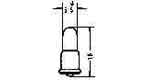 PILOT LAMP F-6, 14V 80MA MF T1.3/4, Price Per PCE, IMPA 790703, ISSA , KERGER NR. - EC Nr - Kloska2 , Origin CN, HS CODE 85392290
