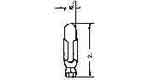 PILOT LAMP NH, 28V 22MA T4.9 5.4X22MM, Price Per PCE, IMPA 790735, ISSA , KERGER NR. - EC Nr - Kloska2 106150 461450 , Origin CN, HS CODE 85392290