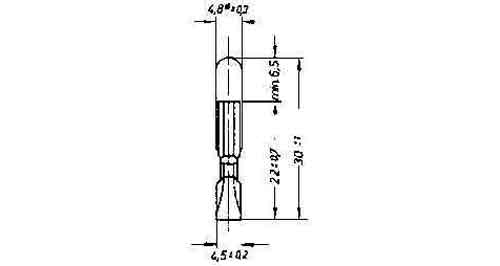 TELEPHONE LAMP T5.5 , (30) 30V 40MA T5.5 5.5X30MM, Price Per PCE, IMPA 790759, ISSA , KERGER NR. - EC Nr - Kloska2 105900 471146 424086100, Origin CN, HS CODE 85392290