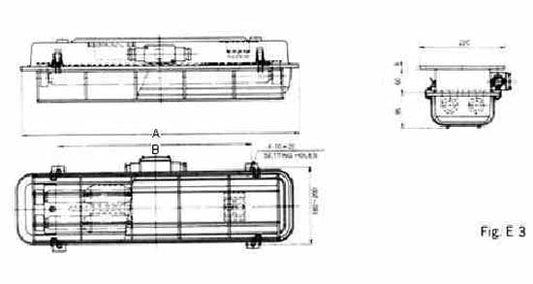 FL CEILING LIGHT WATERTIGHT, W/GLOBE 100/115V KEW401 36WX1, Price Per PCE, IMPA 791873, ISSA , KERGER NR. - EC Nr - Kloska2 , Origin CN, HS CODE 85393110