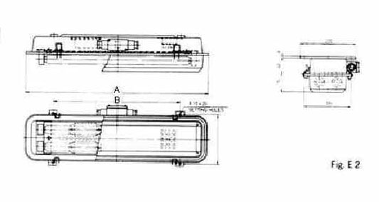 FL CEILING LIGHT WATERTIGHT, W/GLOBE AC220V KEW202 18WX2, Price Per PCE, IMPA 791913, ISSA 7318614, KERGER NR. - EC Nr - Kloska2 126356 109736 424103140, Origin CN, HS CODE 85393110