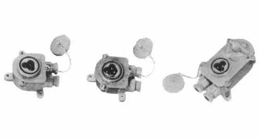 RECEPTACLE WATERTIGHT 3PIN, TYPE-1M SYNTHETIC RESIN, Price Per PCE, IMPA 792806, ISSA 7341104, KERGER NR. - EC Nr - Kloska2 744918 184312 , Origin CN, HS CODE 85366990