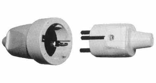 CABLE CONNECTOR 2-ROUND PIN, PHENOL RESIN SIEMENS NWT, Price Per SET, IMPA 792935, ISSA , KERGER NR. - EC Nr - Kloska2 177950 , Origin CN, HS CODE 85366990